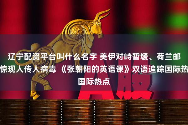 辽宁配资平台叫什么名字 美伊对峙暂缓、荷兰邮轮惊现人传人病毒 《张朝阳的英语课》双语追踪国际热点